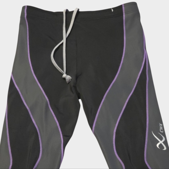 CW-X PerformX Tights Women's Medium Black Compression Muscle Support #121809 - Picture 2 of 7